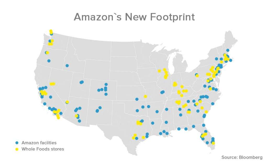 Amazon's new footprint